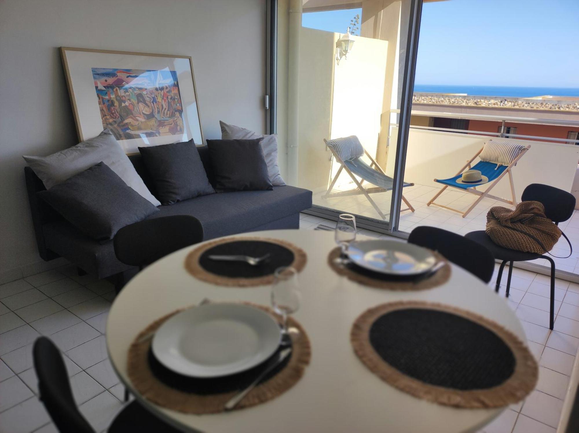 Appartement Vue Bleu Azur Sete Exterior photo