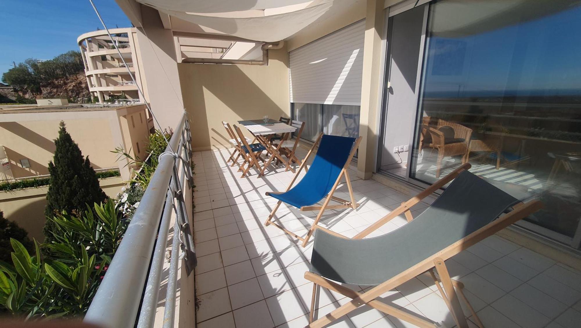 Appartement Vue Bleu Azur Sete Exterior photo
